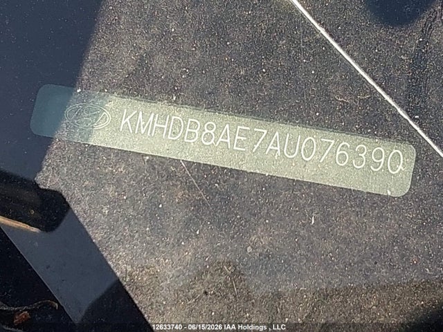 2010 Hyundai Elantra Touring Gl მანქანა იყიდება აუქციონზე, vin: KMHDB8AE7AU076390, აუქციონის ნომერი: 12633740