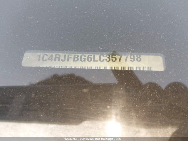 1C4RJFBG6LC357798 Jeep Grand Cherokee Limited X