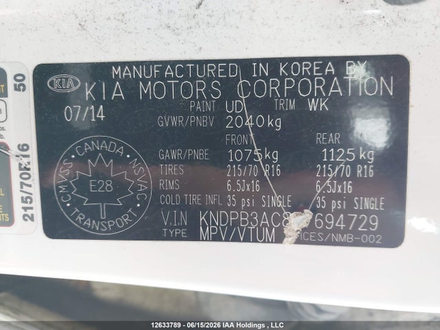 KIA Sportage 2015 KNDPB3AC8F7694729 Image 18