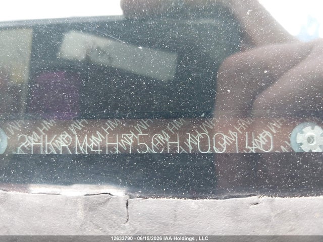 Aukcja sprzedaży 2012 Honda Cr-v Ex-l, vin: 2HKRM4H75CH100140, numer aukcji: 12633790