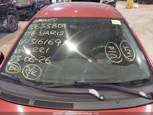 Продаж на аукціоні авто 2009 Toyota Yaris, vin: JTDBT923391316169, номер лоту: 12633801