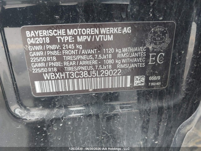 WBXHT3C38J5L29022 BMW X1 Xdrive28i
