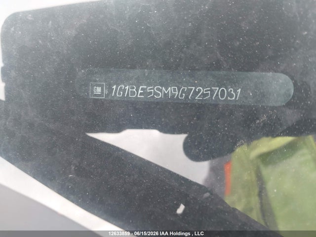 Продаж на аукціоні авто 2016 Chevrolet Cruze Lt, vin: 1G1BE5SM9G7257031, номер лоту: 12633859