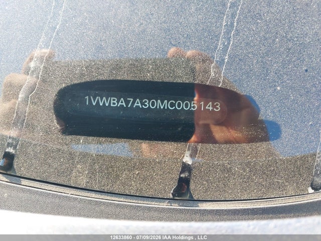 1VWBA7A30MC005143 Volkswagen Passat