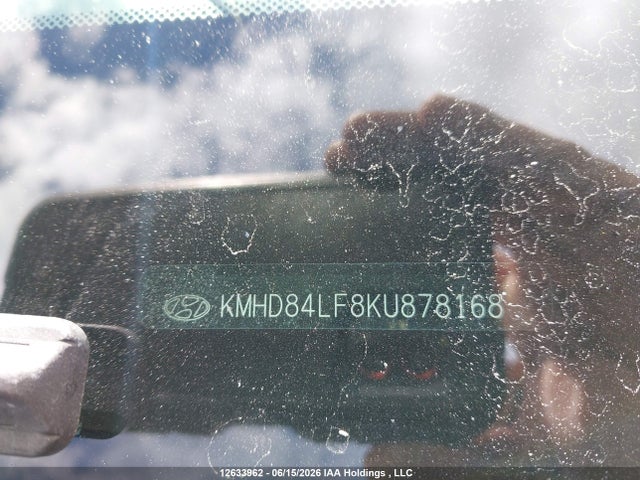 12633962 :رقم المزاد ، KMHD84LF8KU878168 vin ، 2019 Hyundai Elantra Luxury مزاد بيع