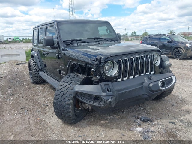 12633976 :رقم المزاد ، 1C4HJXEG7KW655495 vin ، 2019 Jeep Wrangler Unlimited Sahara مزاد بيع