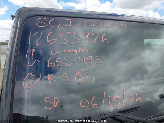Aukcja sprzedaży 2019 Jeep Wrangler Unlimited Sahara, vin: 1C4HJXEG7KW655495, numer aukcji: 12633976