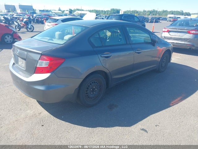 2012 Honda Civic Lx მანქანა იყიდება აუქციონზე, vin: 2HGFB2E41CH044912, აუქციონის ნომერი: 12633979
