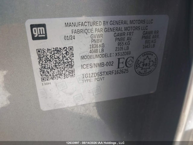 Chevrolet MALIBU LT 2024 1G1ZD5STXRF162625 Image 17