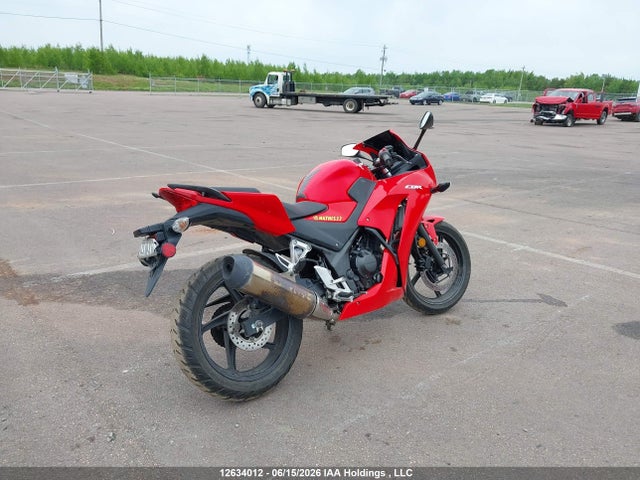 2012 Honda Cbr250 R მანქანა იყიდება აუქციონზე, vin: MLHMC4125C5300234, აუქციონის ნომერი: 12634012