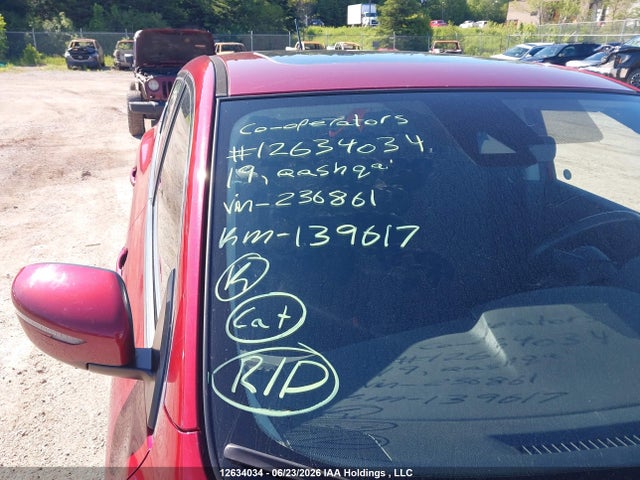 Aukcja sprzedaży 2019 Nissan Qashqai S/sv, vin: JN1BJ1CP3KW236861, numer aukcji: 12634034