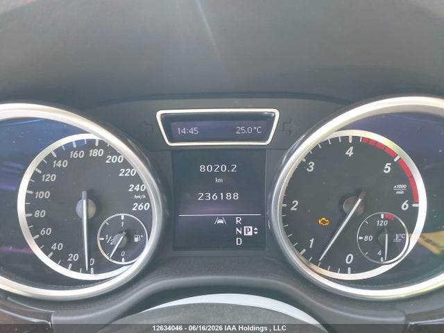Aukcja sprzedaży 2012 Mercedes-benz Ml 350 Bluetec 4matic, vin: 4JGDA2EB1CA086322, numer aukcji: 12634046