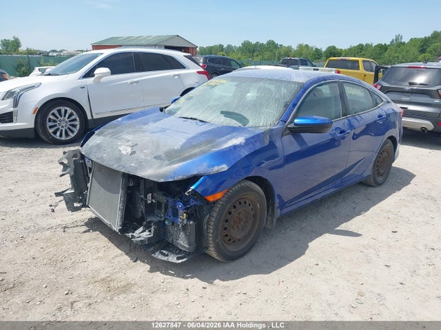 Honda Civic Lx 2018 2HGFC2F55JH040850 Image 2
