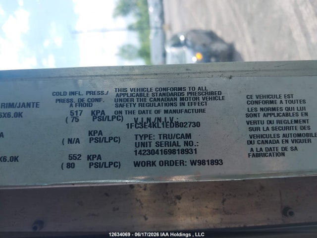 Ford Econoline 2014 1FC3E4KL1EDB02730 Image 9
