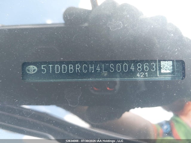 5TDDBRCH4LS004863 Toyota Highlander Hybrid Limited