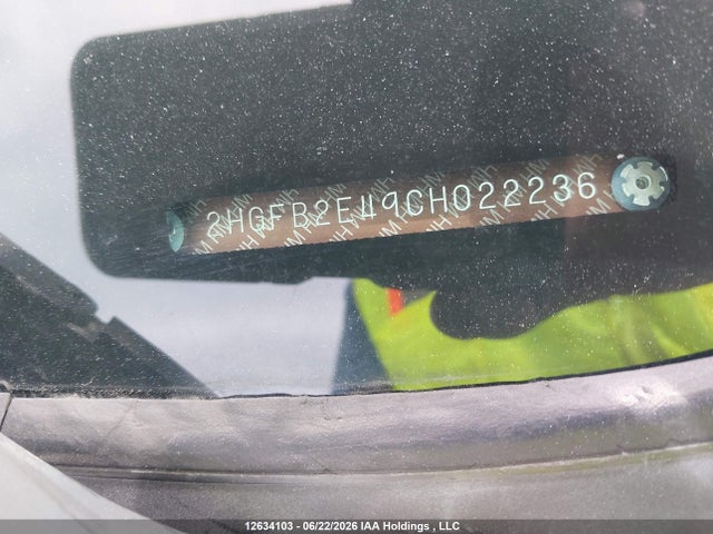 Продаж на аукціоні авто 2012 Honda Civic Lx, vin: 2HGFB2E49CH022236, номер лоту: 12634103