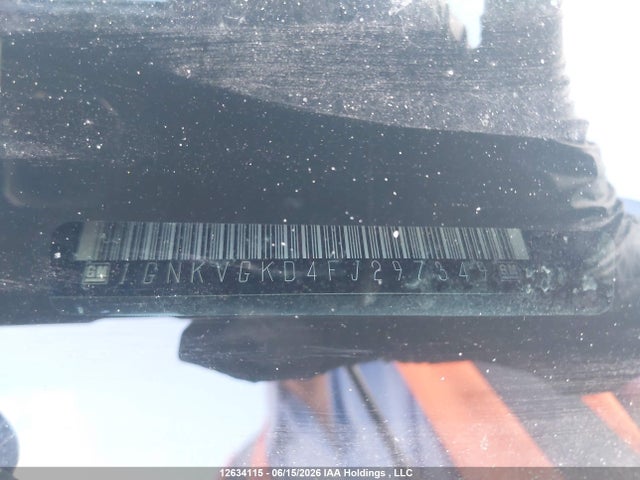 12634115 :رقم المزاد ، 1GNKVGKD4FJ297349 vin ، 2015 Chevrolet Traverse Lt مزاد بيع