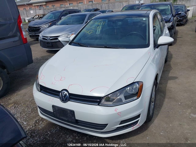 12634169 :رقم المزاد ، 3VW2A7AU5FM057295 vin ، 2015 Volkswagen Golf 2.0 Tdi Comfortline/2.0 Tdi Highline/2.0 Tdi Trendline مزاد بيع