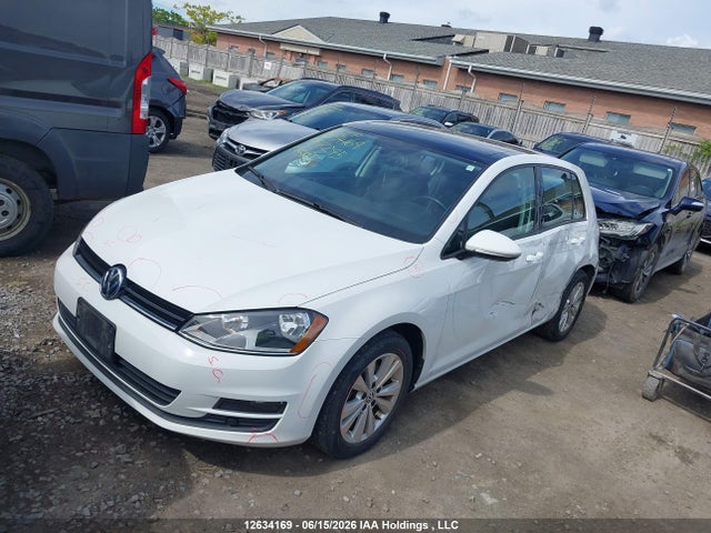 12634169 :رقم المزاد ، 3VW2A7AU5FM057295 vin ، 2015 Volkswagen Golf 2.0 Tdi Comfortline/2.0 Tdi Highline/2.0 Tdi Trendline مزاد بيع