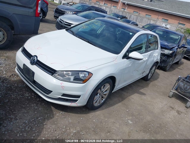 12634169 :رقم المزاد ، 3VW2A7AU5FM057295 vin ، 2015 Volkswagen Golf 2.0 Tdi Comfortline/2.0 Tdi Highline/2.0 Tdi Trendline مزاد بيع