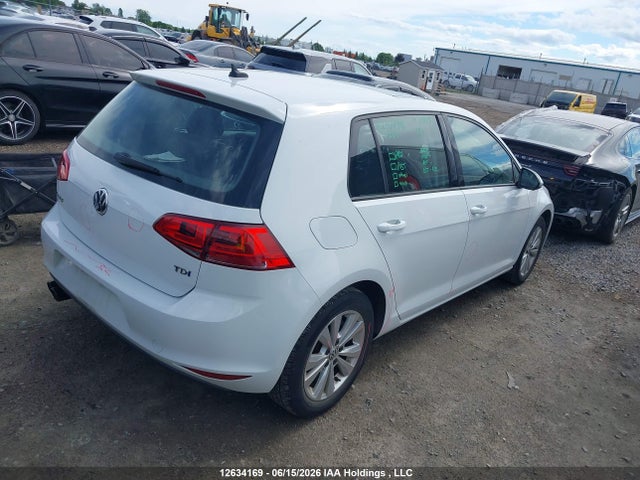 12634169 :رقم المزاد ، 3VW2A7AU5FM057295 vin ، 2015 Volkswagen Golf 2.0 Tdi Comfortline/2.0 Tdi Highline/2.0 Tdi Trendline مزاد بيع