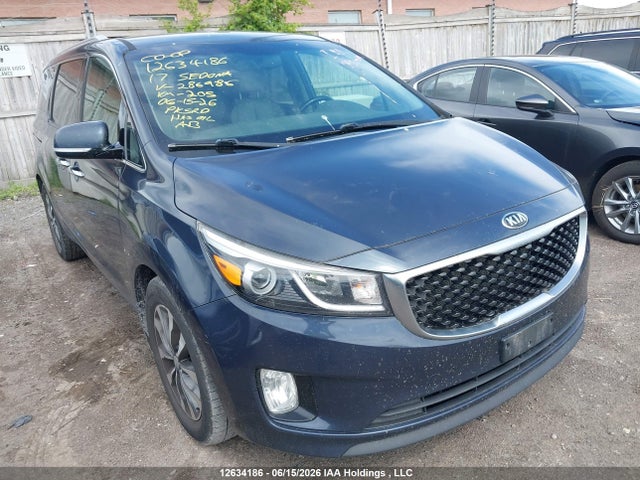 12634186 :رقم المزاد ، KNDMC5C14H6286986 vin ، 2017 Kia Sedona Sx+ مزاد بيع