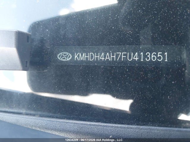 12634209 :رقم المزاد ، KMHDH4AH7FU413651 vin ، 2015 Hyundai Elantra Se/sport/limited مزاد بيع
