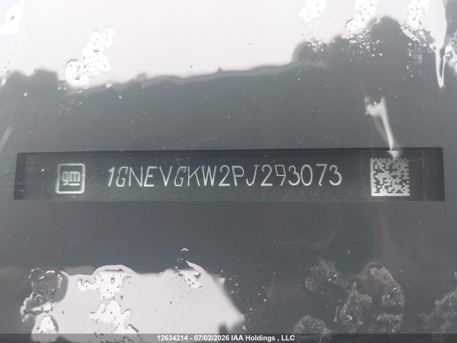 1GNEVGKW2PJ293073 Chevrolet Traverse Lt