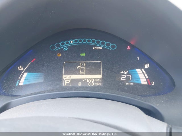 Продаж на аукціоні авто 2011 Nissan Leaf Sv/sl, vin: JN1AZ0CP3BT008181, номер лоту: 12634220