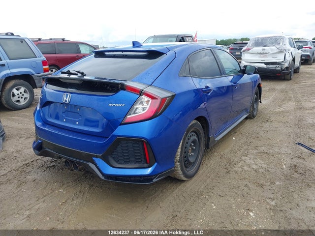 2017 Honda Civic Sport მანქანა იყიდება აუქციონზე, vin: SHHFK7G43HU302836, აუქციონის ნომერი: 12634237