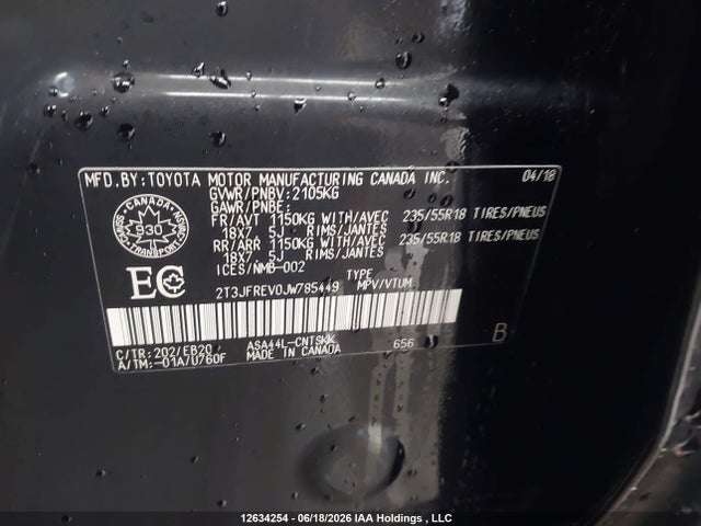 Toyota RAV4 SE 2018 2T3JFREV0JW785449 Image 9