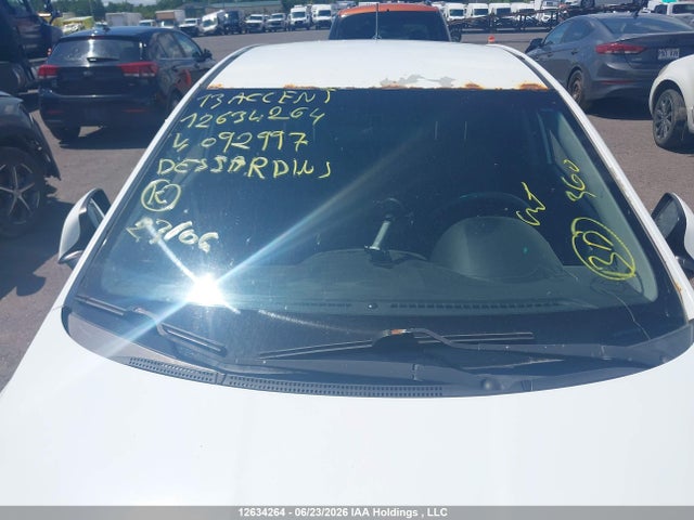 Aukcja sprzedaży 2013 Hyundai Accent Gls/gs, vin: KMHCT5AEXDU092997, numer aukcji: 12634264
