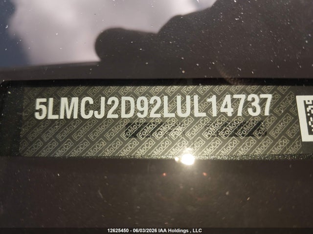 Продажа на аукционе авто 2020 Lincoln Corsair Reserve, vin: 5LMCJ2D92LUL14737, номер лота: 12625450