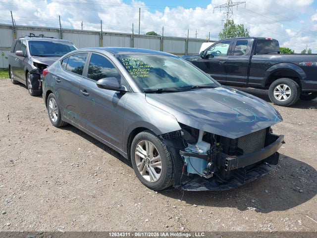 12634311 :رقم المزاد ، KMHD84LF9KU802054 vin ، 2019 Hyundai Elantra مزاد بيع