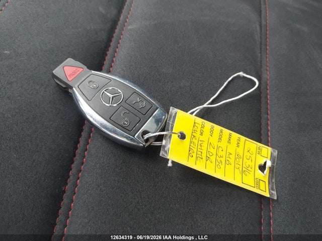 Aukcja sprzedaży 2015 Mercedes-benz C 350 4matic, vin: WDDGJ8JB4FG406850, numer aukcji: 12634319