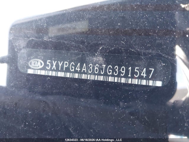 Aukcja sprzedaży 2018 Kia Sorento Lx/l, vin: 5XYPG4A36JG391547, numer aukcji: 12634323