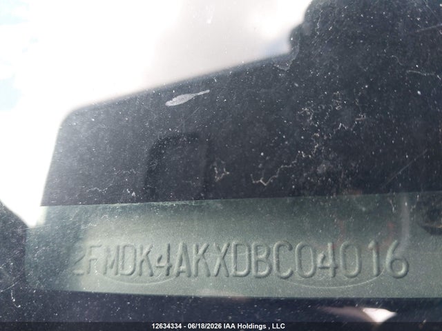 12634334 :رقم المزاد ، 2FMDK4AKXDBC04016 vin ، 2013 Ford Edge Sport مزاد بيع