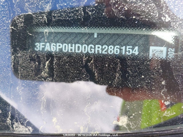 12634353 :رقم المزاد ، 3FA6P0HD0GR286154 vin ، 2016 Ford Fusion Se مزاد بيع