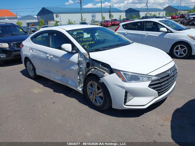 12634377 :رقم المزاد ، KMHD84LF3KU796087 vin ، 2019 Hyundai Elantra Sel/value/limited مزاد بيع
