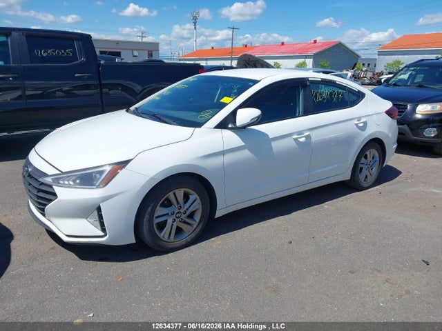 12634377 :رقم المزاد ، KMHD84LF3KU796087 vin ، 2019 Hyundai Elantra Sel/value/limited مزاد بيع