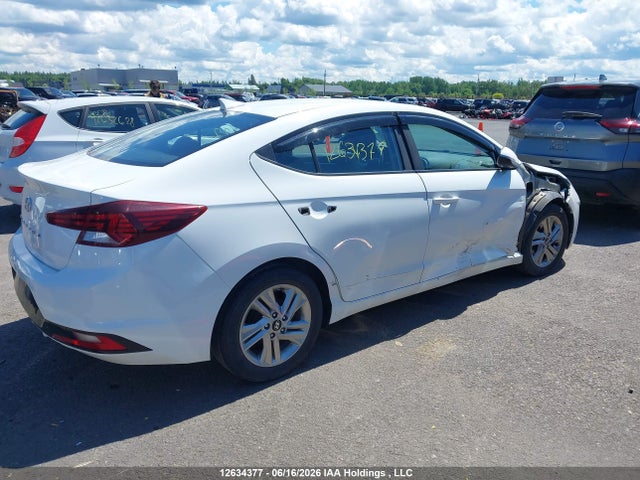 12634377 :رقم المزاد ، KMHD84LF3KU796087 vin ، 2019 Hyundai Elantra Sel/value/limited مزاد بيع