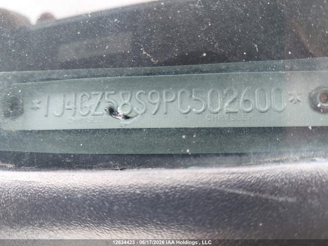 1993 Jeep Grand Cherokee Laredo მანქანა იყიდება აუქციონზე, vin: 1J4GZ58S9PC502600, აუქციონის ნომერი: 12634423