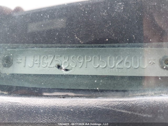1993 Jeep Grand Cherokee Laredo მანქანა იყიდება აუქციონზე, vin: 1J4GZ58S9PC502600, აუქციონის ნომერი: 12634423