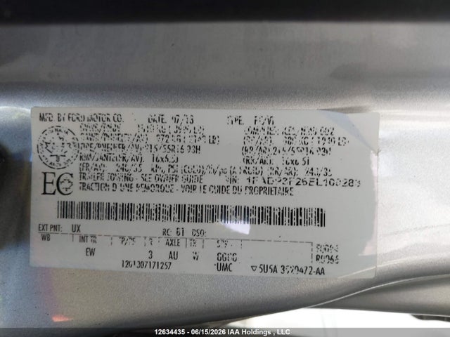Продаж на аукціоні авто 2014 Ford Focus Se, vin: 1FADP3F26EL100283, номер лоту: 12634435