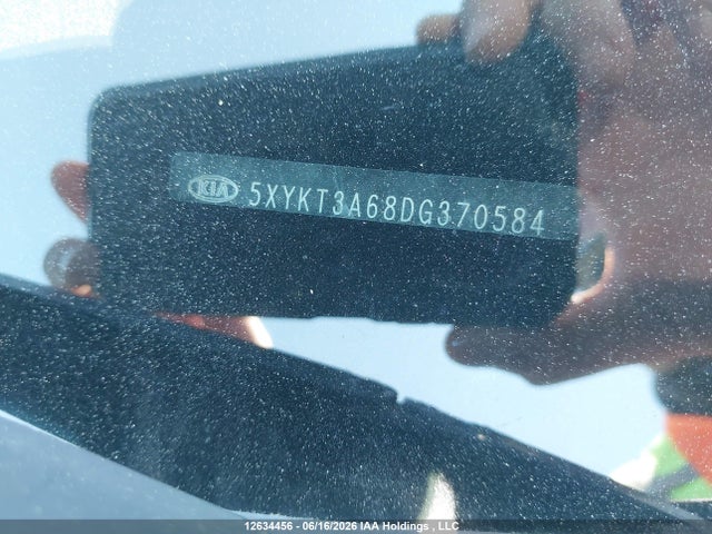 2013 Kia Sorento Lx მანქანა იყიდება აუქციონზე, vin: 5XYKT3A68DG370584, აუქციონის ნომერი: 12634456