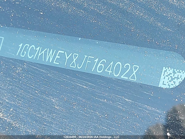12634495 :رقم المزاد ، 1GC1KWEY8JF164028 vin ، 2018 Chevrolet Silverado 2500hd Ltz مزاد بيع