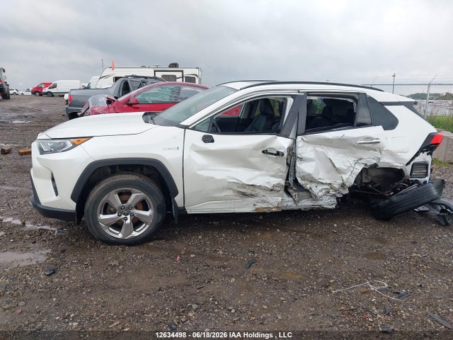 12634498 :رقم المزاد ، 2T3DWRFV3MW120609 vin ، 2021 Toyota Rav4 Hybrid Limited مزاد بيع