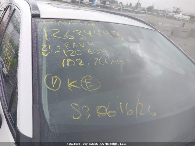 12634498 :رقم المزاد ، 2T3DWRFV3MW120609 vin ، 2021 Toyota Rav4 Hybrid Limited مزاد بيع