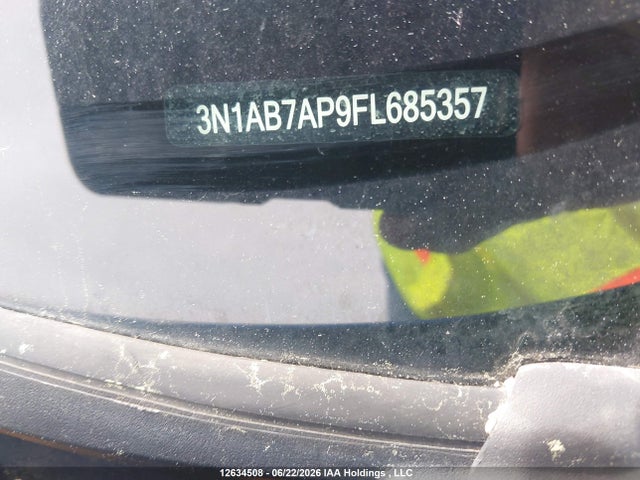 12634508 :رقم المزاد ، 3N1AB7AP9FL685357 vin ، 2015 Nissan Sentra 1.8 S/1.8 Sl/1.8 Sr/1.8 Sv مزاد بيع
