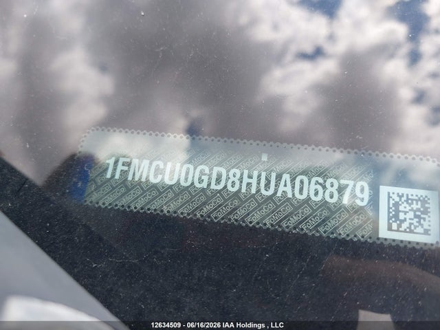 12634509 :رقم المزاد ، 1FMCU0GD8HUA06879 vin ، 2017 Ford Escape Se مزاد بيع